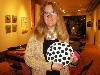 Mary Anne Davis made the plates used for the dinner. 