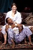 Rosie Benton as Kimber and Billy Eugene Jones as Flip in the Huntington Theatre Company's production of Lydia R. Diamond's Stick Fly