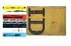 Cover of first issue of Industrial Design magazine, published in February 1954, and custom mailing envelope designed for it. 