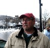 His Honor, Mayor Dick Alcombright was out and about.