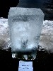 A conceptual sculpture by Brian Handspicker or just a block of ice?