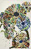 The eclectic Charles Ray painted flowers this time.