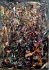 A layered painting by Jim Lutes.