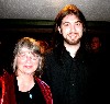 Artist curator Terry Rooney brought her musician son.