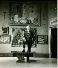 Dr. Alfred C. Barnes with his collection.