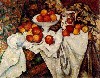Pomegranates and Oranges by Paul Cezanne