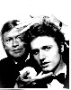 Gerard Malanga with Charles Henri Ford from Gerard's photo booth series, 1968.  (c) Gerard Malanga.