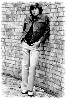 Roman Polanski in the driveway of his home, Covent Garden, London, 1972.