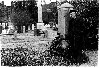 Touring the neighborhood with  David Ignatow, Grace Churchyard, Jamaica, Queens, 1975.