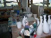 Work area in the studio.