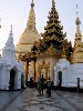 Large and small stupas surround the main one