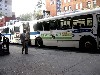 The cross town bus arrives at last.