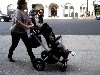 Strolling.