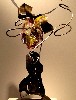 Gracefully combining glass with ribbons of steel.