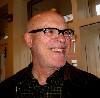 Conceptual artist Dan Rose works with dust.