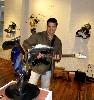 jazz guitar inspired by the sculptures.