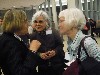 Nina Czegledy (L), Keiko Prince and Joan Jonas