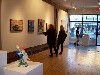 A view into the gallery.