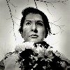 Portrait with Flowers. 2009
Black-and-white gelatin silver print; photo: Marco Anelli
© 2010 Marina Abramovi?. Courtesy the artist and Sean Kelly Gallery/Artists Rights Society (ARS), New York

