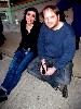 Matt and Marianne taking a break after a busy event.