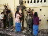 Rubbing Khmer figures for healing
