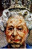 A portrait of Queen Elizabeth.