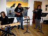 Musicians performed during the gallery 51 opening.