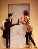 Anita Hollander (left) as Francesca and Felice Neals (right) as Pilar
