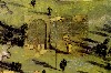 This detail reveals how he uses text and collage in the work.