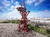 Rendering of Anish Kappor&rsquo;s Olympic Sculpture.