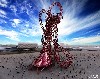 Rendering of Anish Kapoor&rsquo;s Olympic Sculpture.