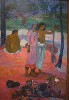 One of the last paintings by Gauguin with haunts of death.