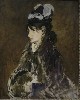 Manet&rsquo;s portrait of Berthe Morisot.