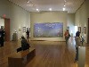 Gallery with a large Monet Water Lily.