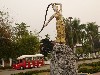 Public sculpture in Luang Prabang