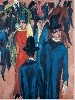 German Expressionist Ernst Ludwig Kirchner captures the feeling that Berg does in Lulu.
