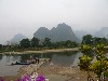 Vang Vieng&rsquo;s renowned mountain topography