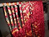 Tie-dyed silk threads