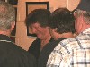 With his fans after the concert