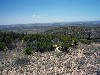 A wide view of the landscape opposite the caverns.