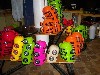 Helmets for sale.