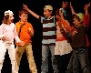 A group of young participants in an acting class at TCAN