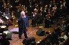 Cook on stage recently with the New York Philharmonic.