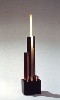 Study in Pure Form by John Storrs, 1924, Stainless Steel, Copper and Brass, 12 1/4 x 3 x 1 1/2",  munson-Williams-Proctor Art Institute,  Museum of Art, Utica, New York.