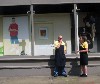 Taking a smoke and arts break on Holden Street.