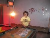 Conceptual artist Liz Fofzinger installing in the former Artery bar has a visceral theme.