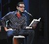 Jamie reading from his truly turgid first novel.