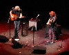 On stage with her husband John Leventhal.