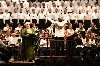 Michael Tilson Thomas conducting with guest artists Stephanie Blythe and Layla Claire. Hillary Scott photos courtesy of the BSO.