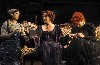 The Maid, Tara Franklin, and Mama, Mary Louise Wilson, help the Actress, Jayne Atkinson, primp for a meeting with her suitor. 